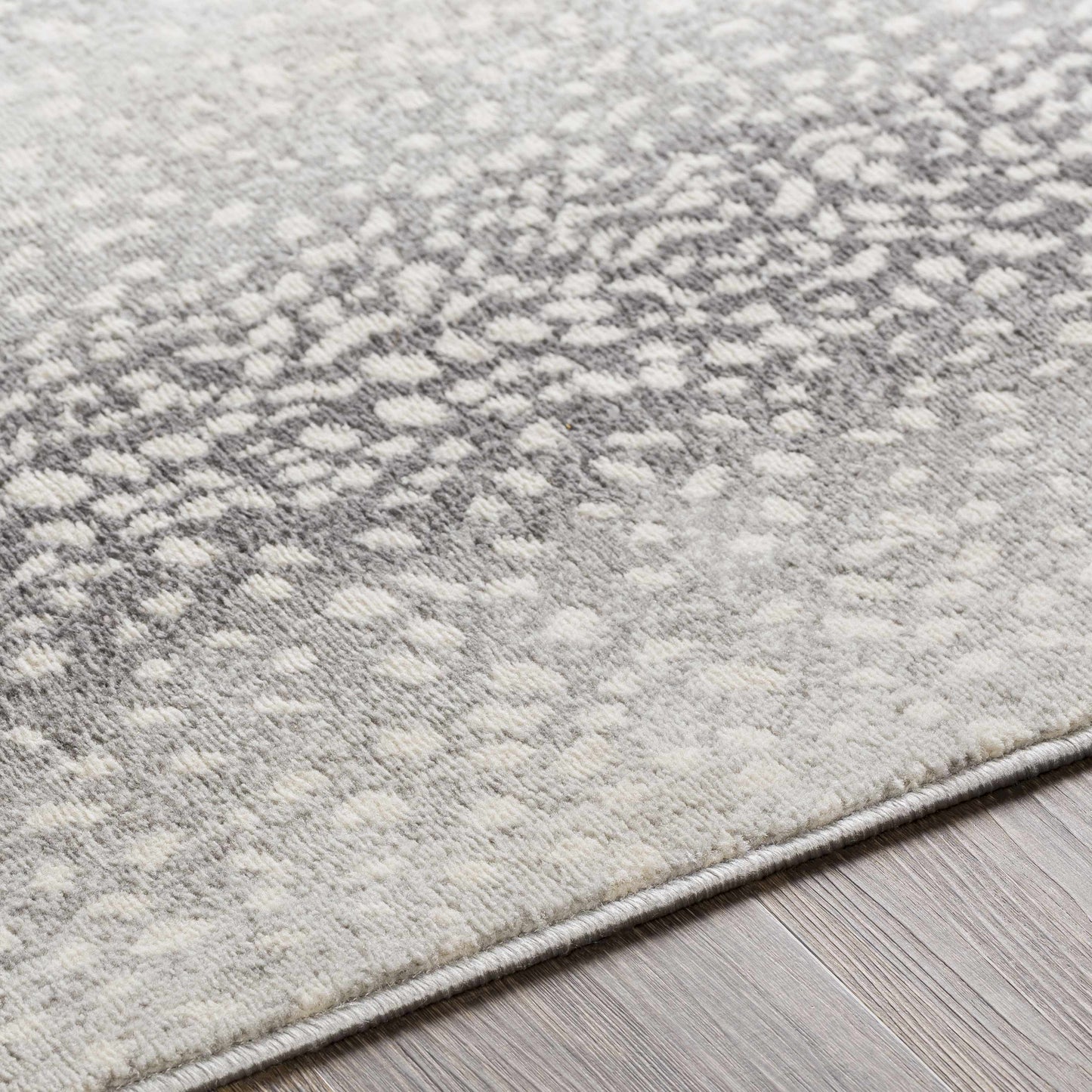 Antelope Print Rug - Black Gray Stylish Home Décor