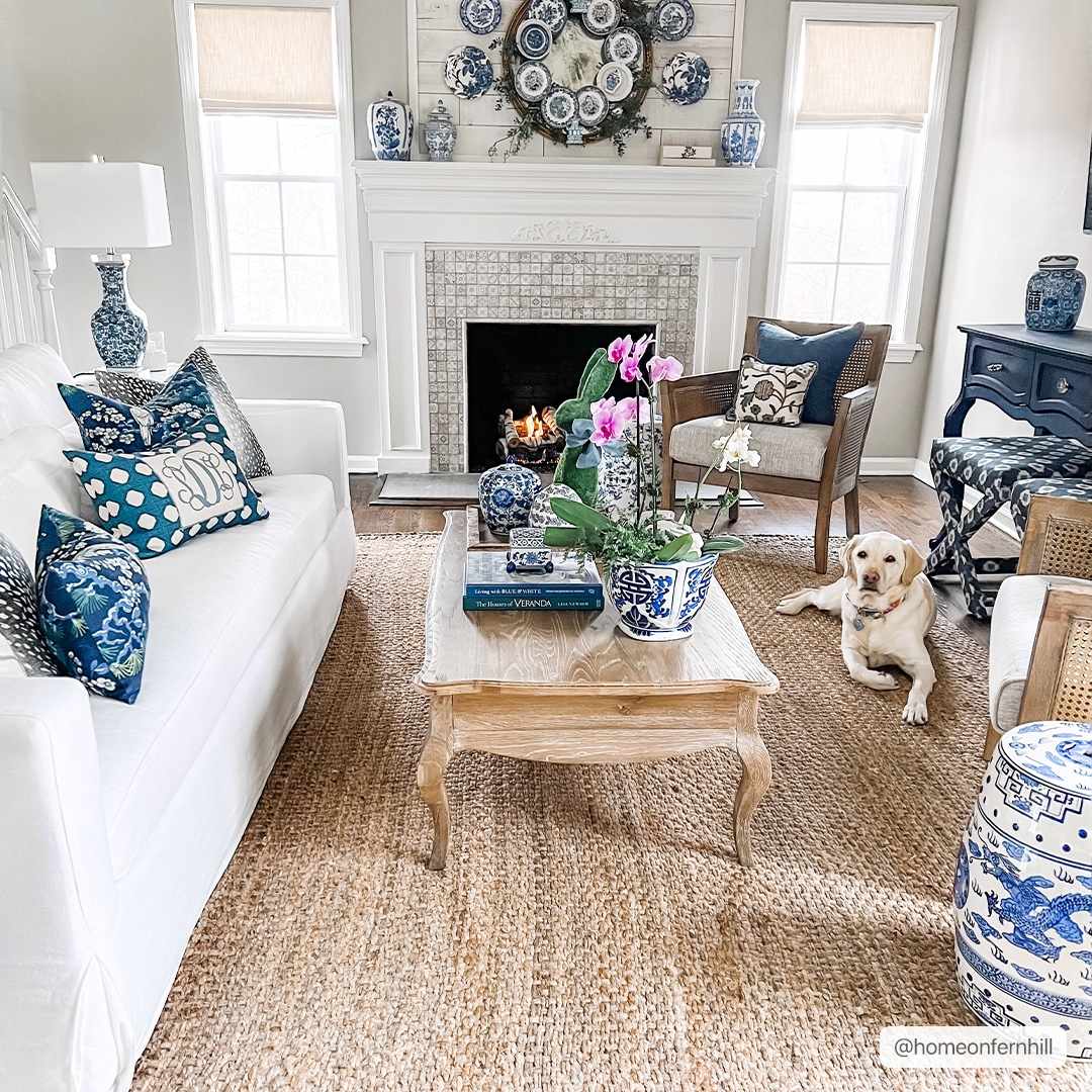 Braided Jute Area Rug - Eco-Friendly Natural Fiber Floor Decor