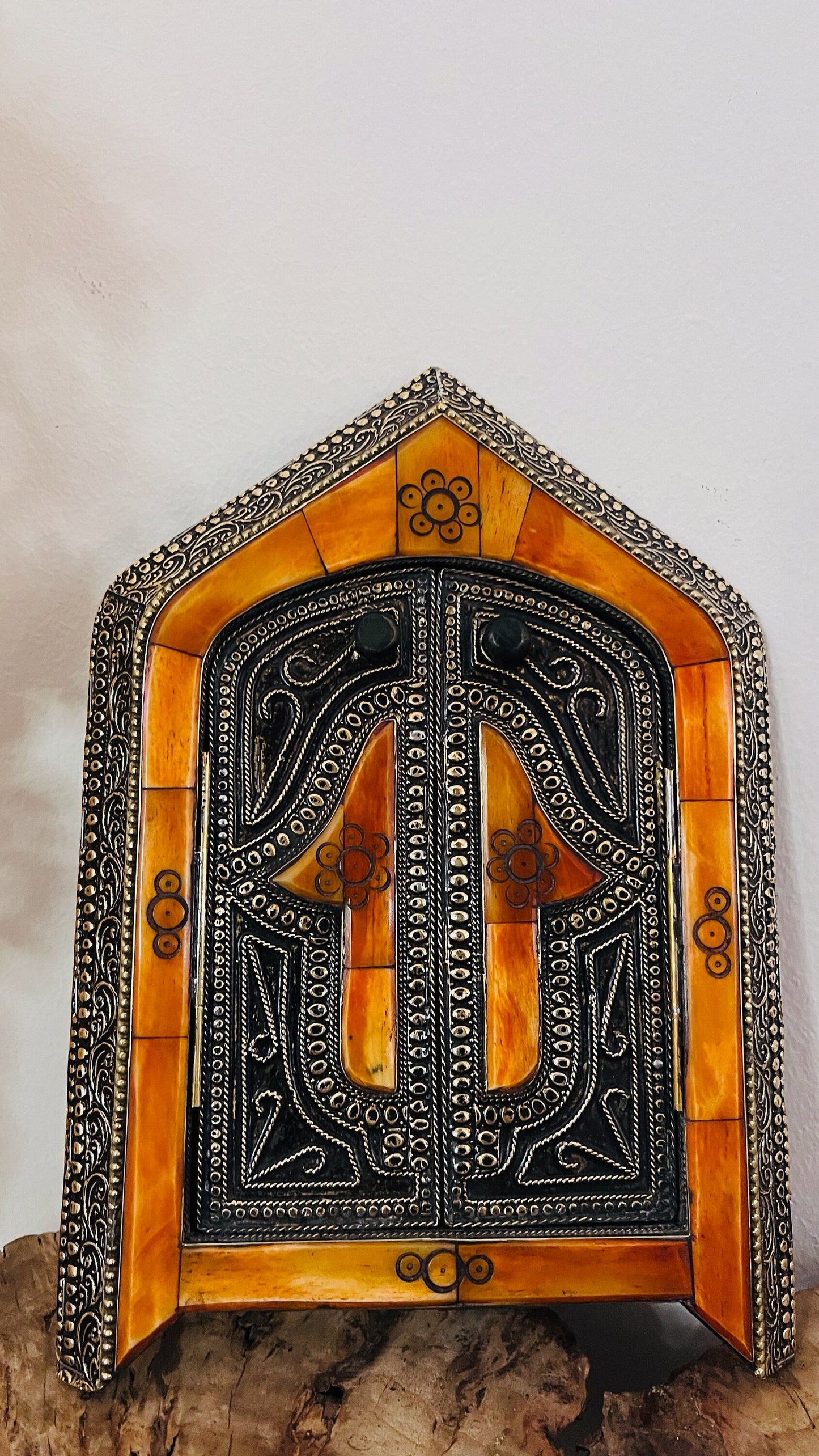 Handmade Moroccan Mirror - Bone Inlay Wall Decor Xmas Gift