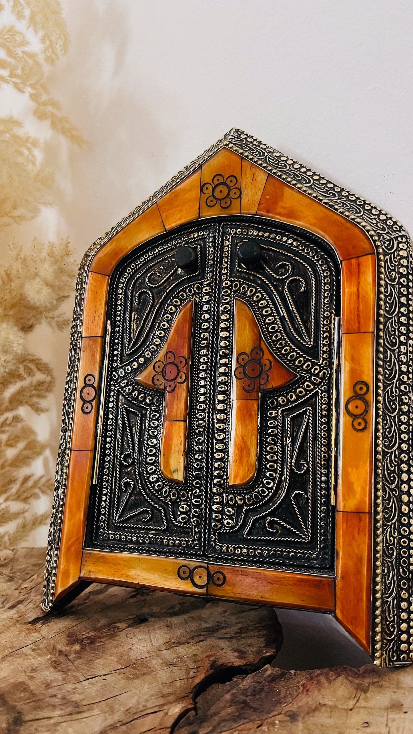 Handmade Moroccan Mirror - Bone Inlay Wall Decor Xmas Gift