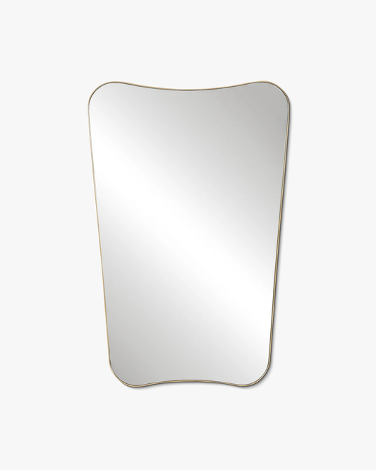 Curved Brass Mirror - Custom Mirror