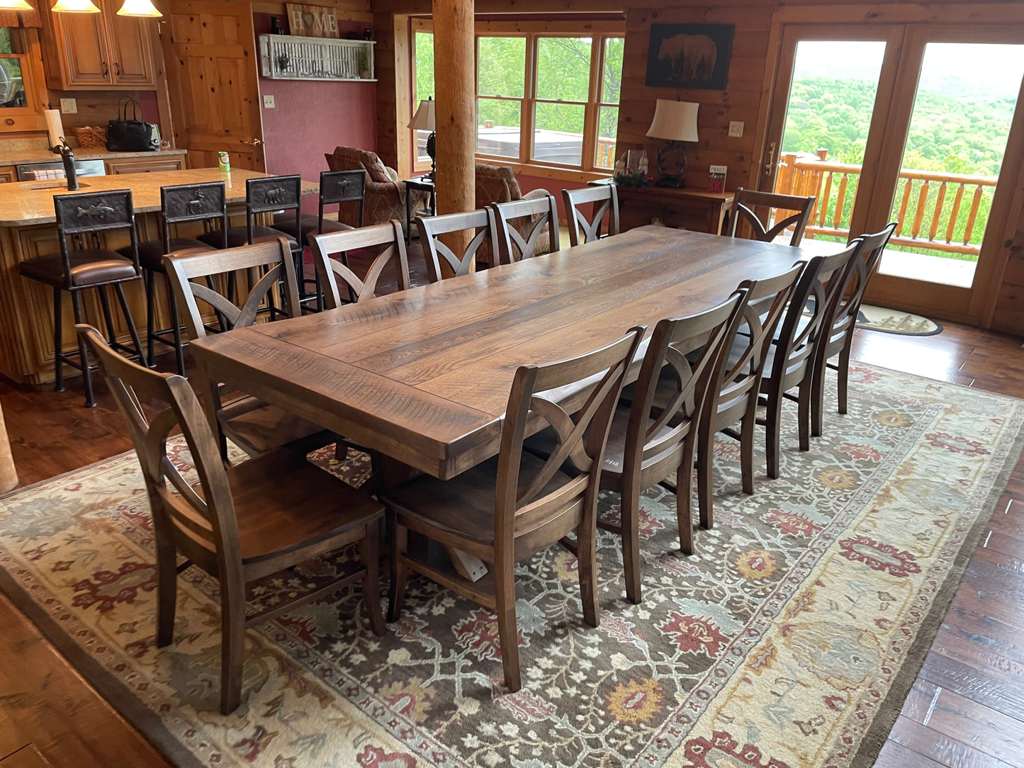 Vineyard Chair For Farmhouse Tables Durable Sturdy Seating With Custom Finish Options