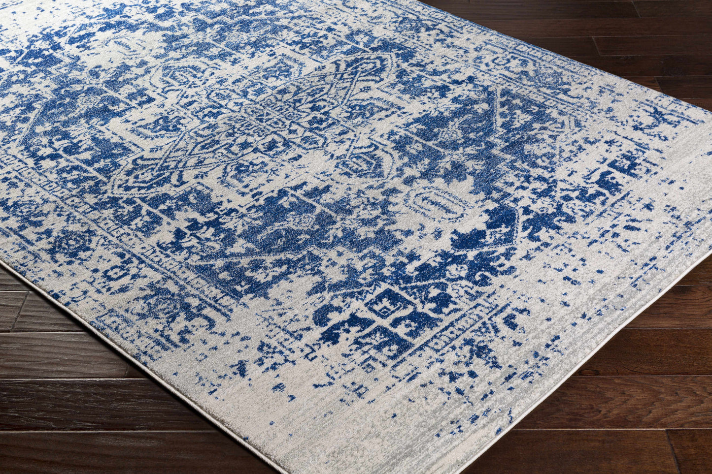 Navy Area Rug - Elegant Modern Home Décor Rug