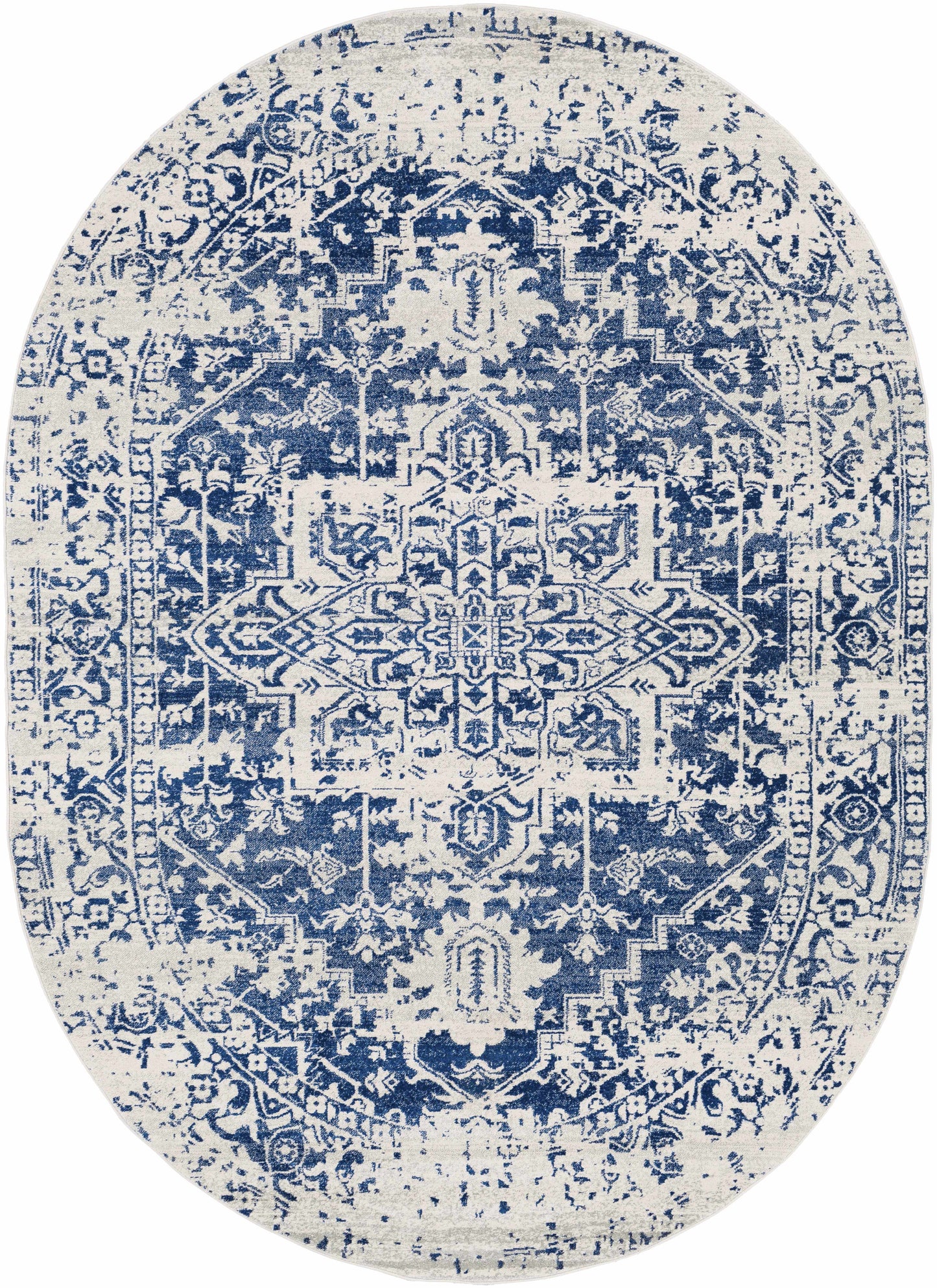 Navy Area Rug - Elegant Modern Home Décor Rug