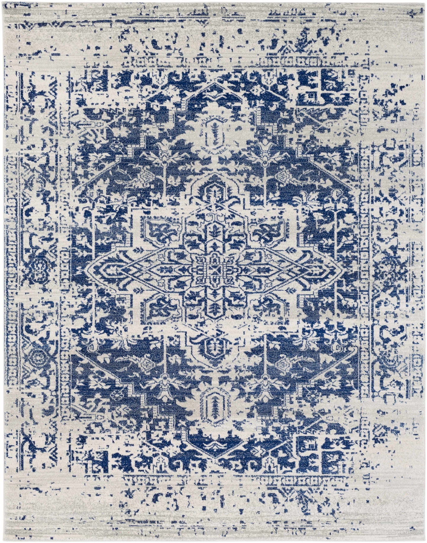 Navy Area Rug - Elegant Modern Home Décor Rug