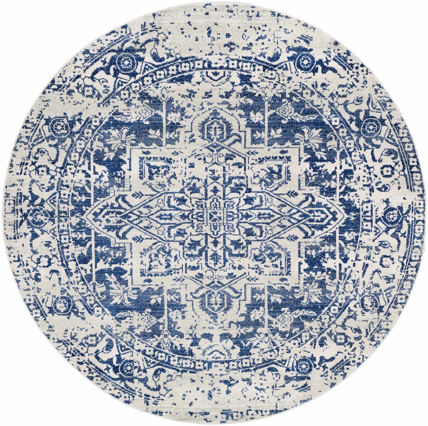 Navy Area Rug - Elegant Modern Home Décor Rug