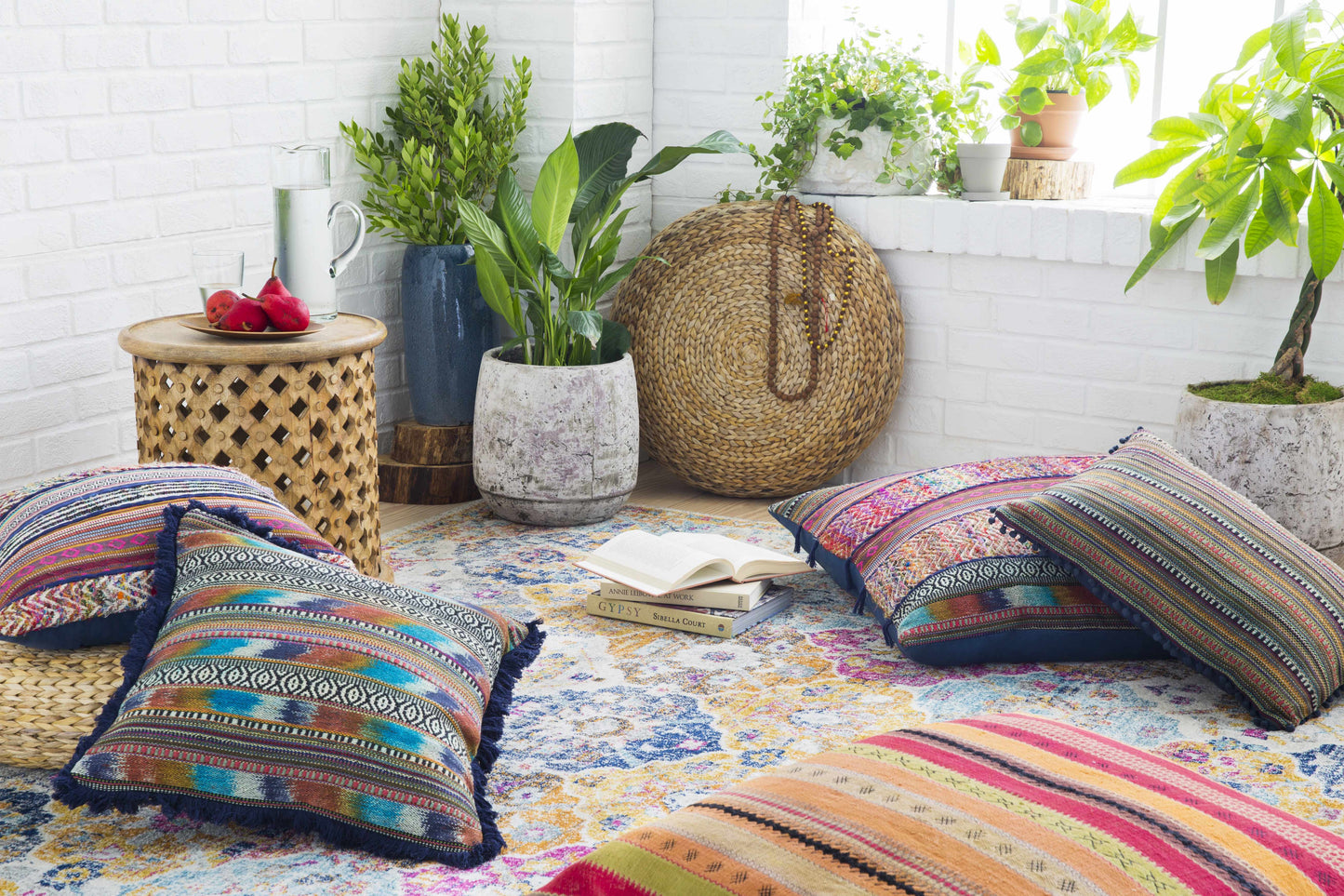 Colorful Area Rug - Living Room Bedroom Playroom Décor