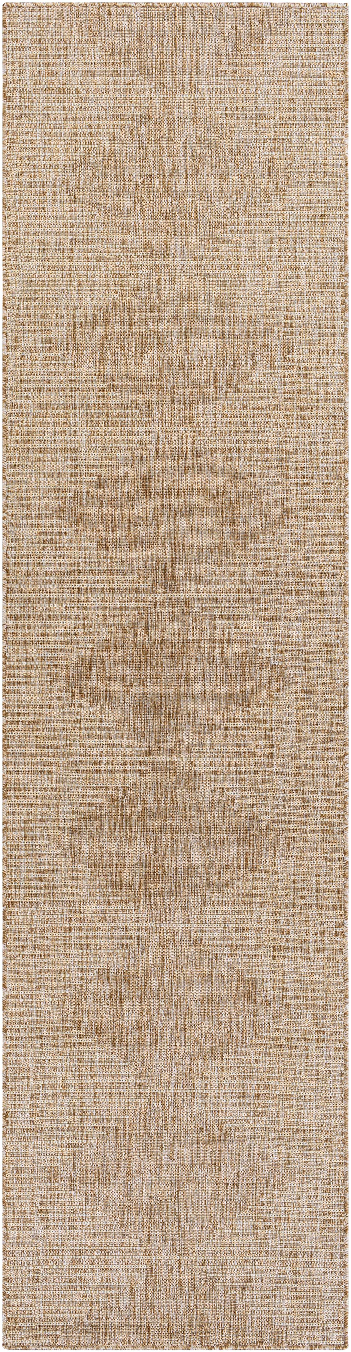 Dark Beige Outdoor Area Rug - Patio Deck Mat