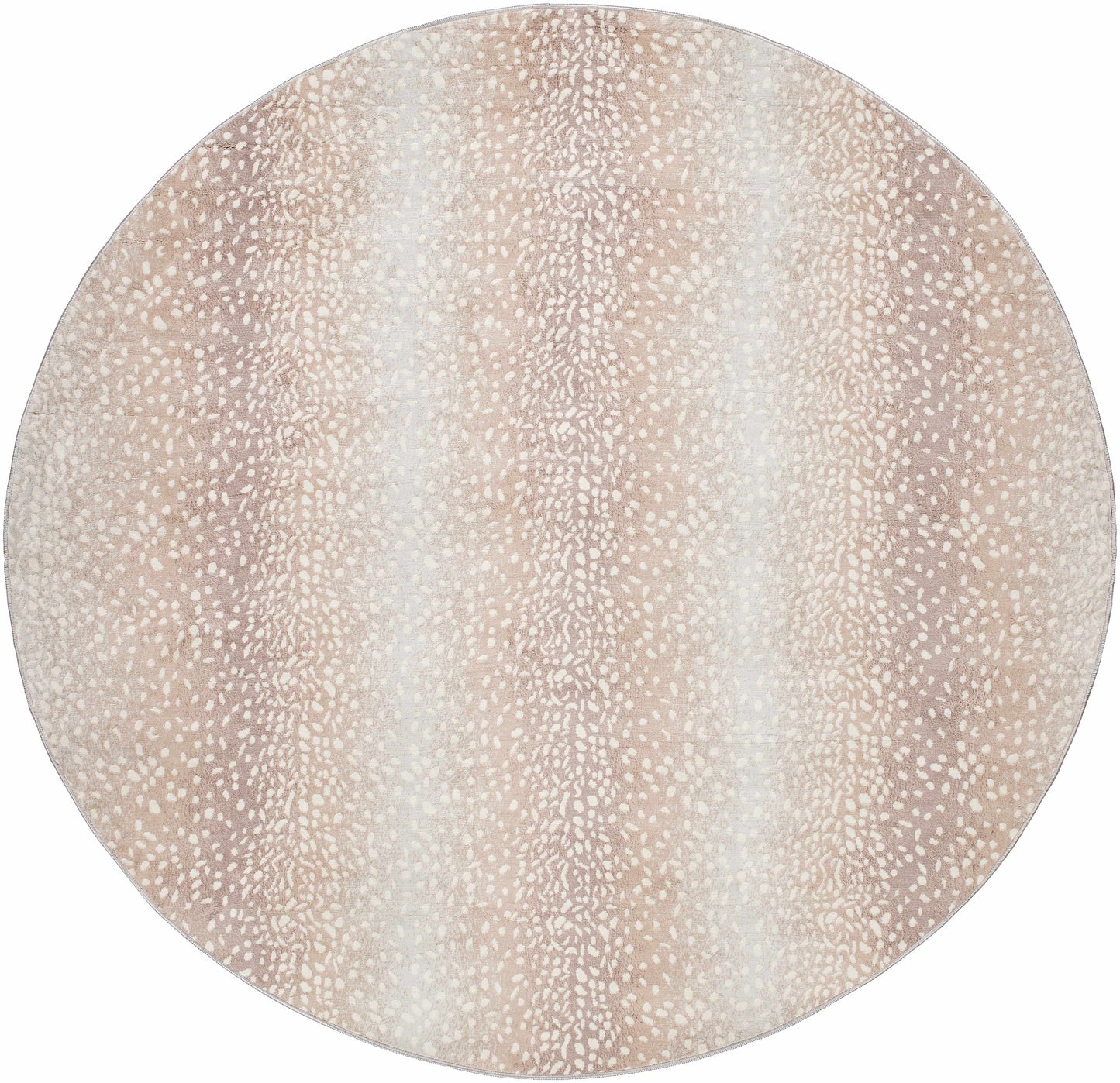 Tan Leopard Print Area Rug - Stylish Home Decor Accent