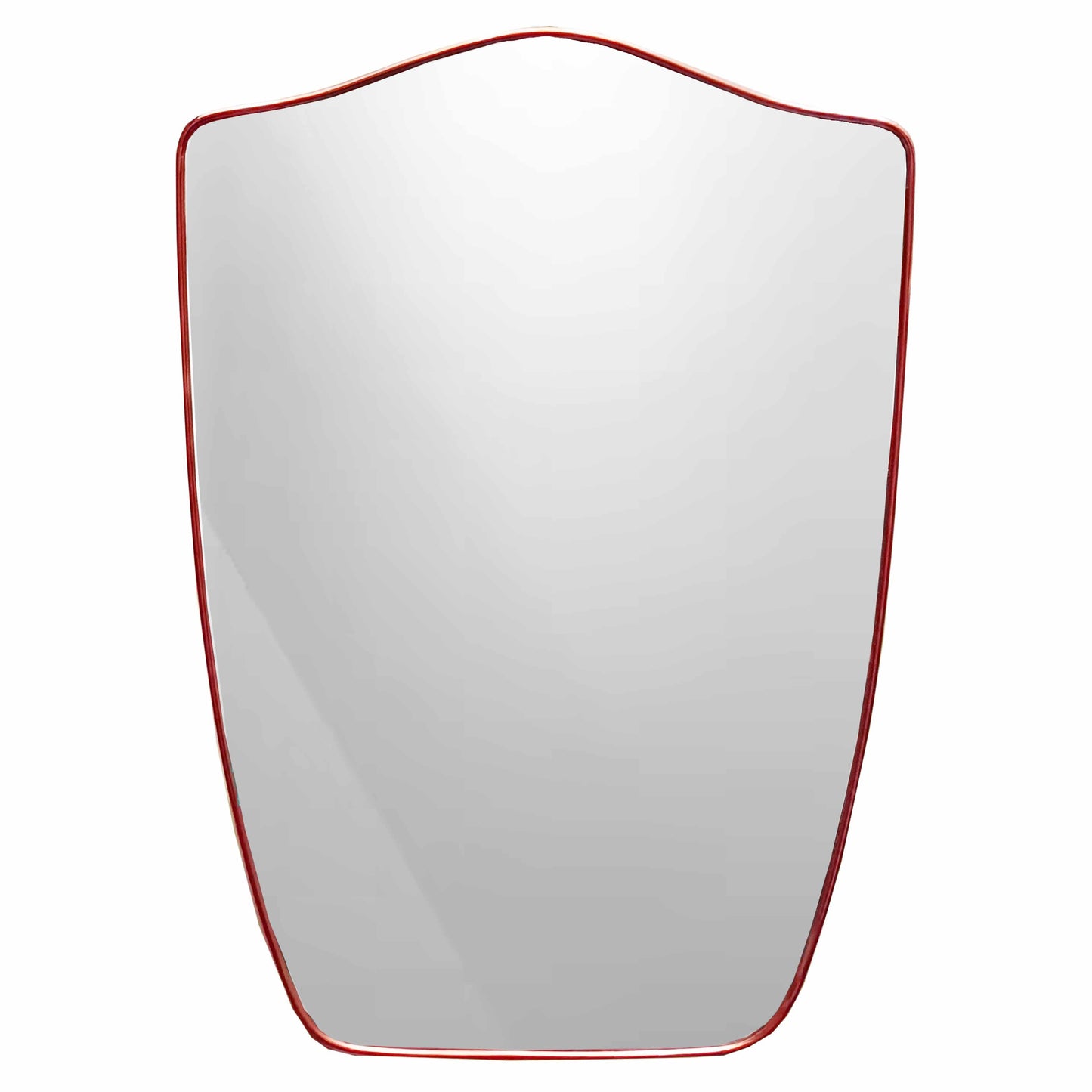 copper frame Shield Wall Mirror