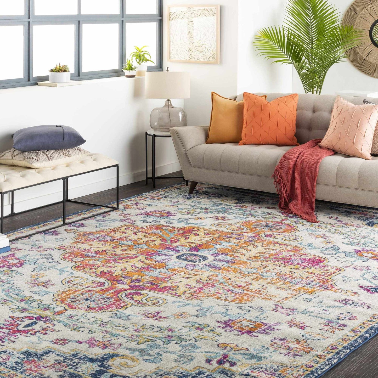 Bodrum Area Rug - Elegant Geometric Design for Modern Decor