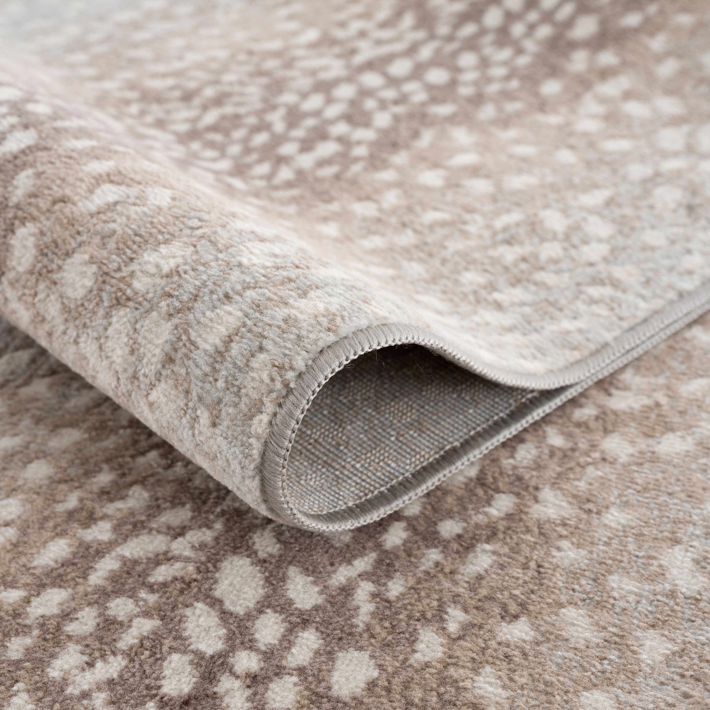 Tan Leopard Print Area Rug - Stylish Home Decor Accent