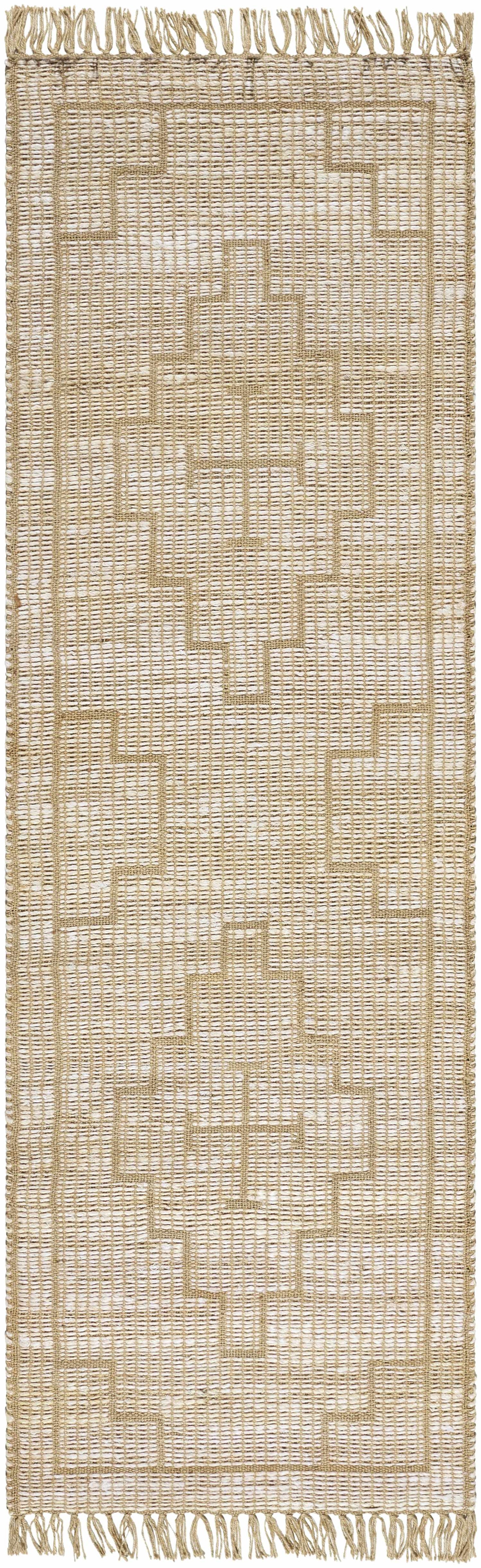 Handwoven Jute Rug - Natural Fiber Eco-Friendly Area Rug