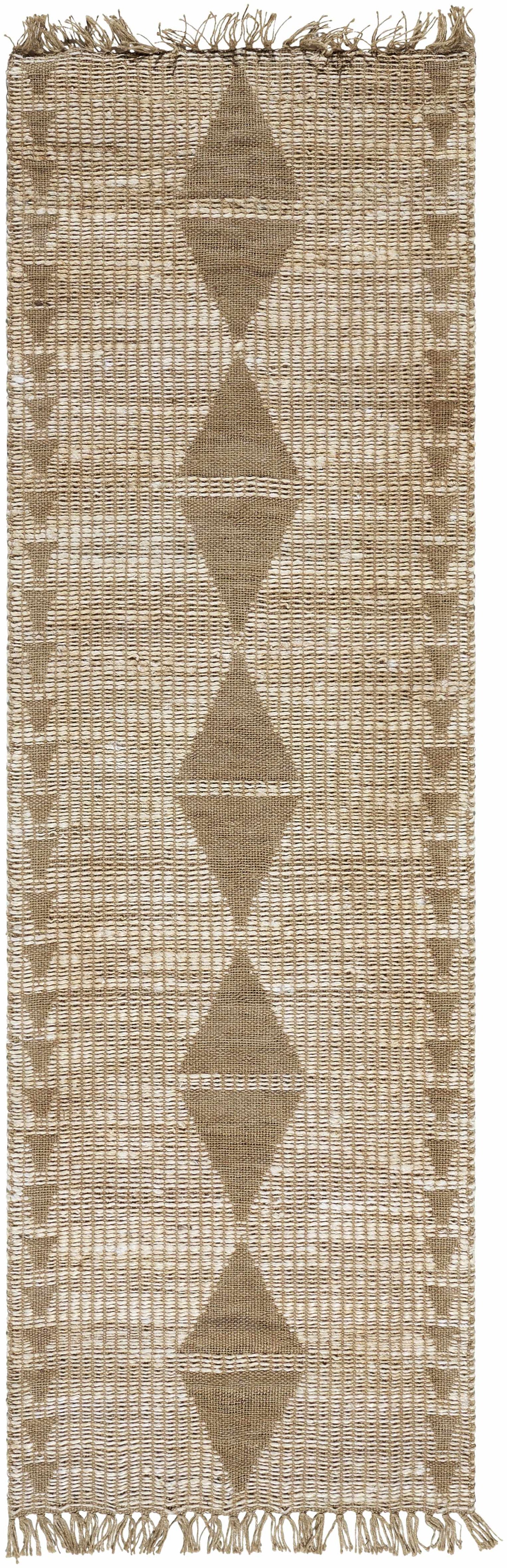 Marie Jute Area Rug - Natural Fiber Bohemian Modern Floor Decor