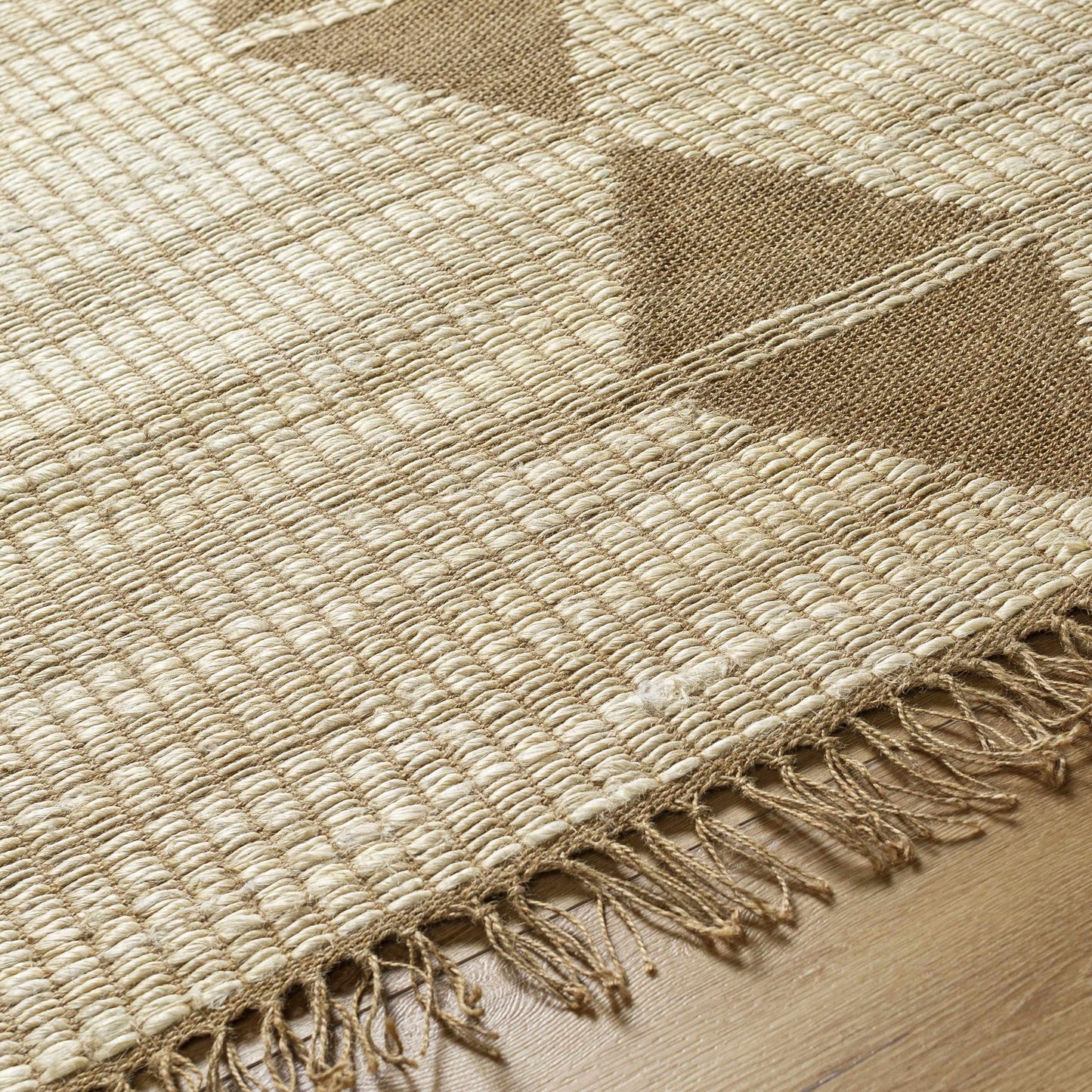 Marie Jute Area Rug - Natural Fiber Bohemian Modern Floor Decor