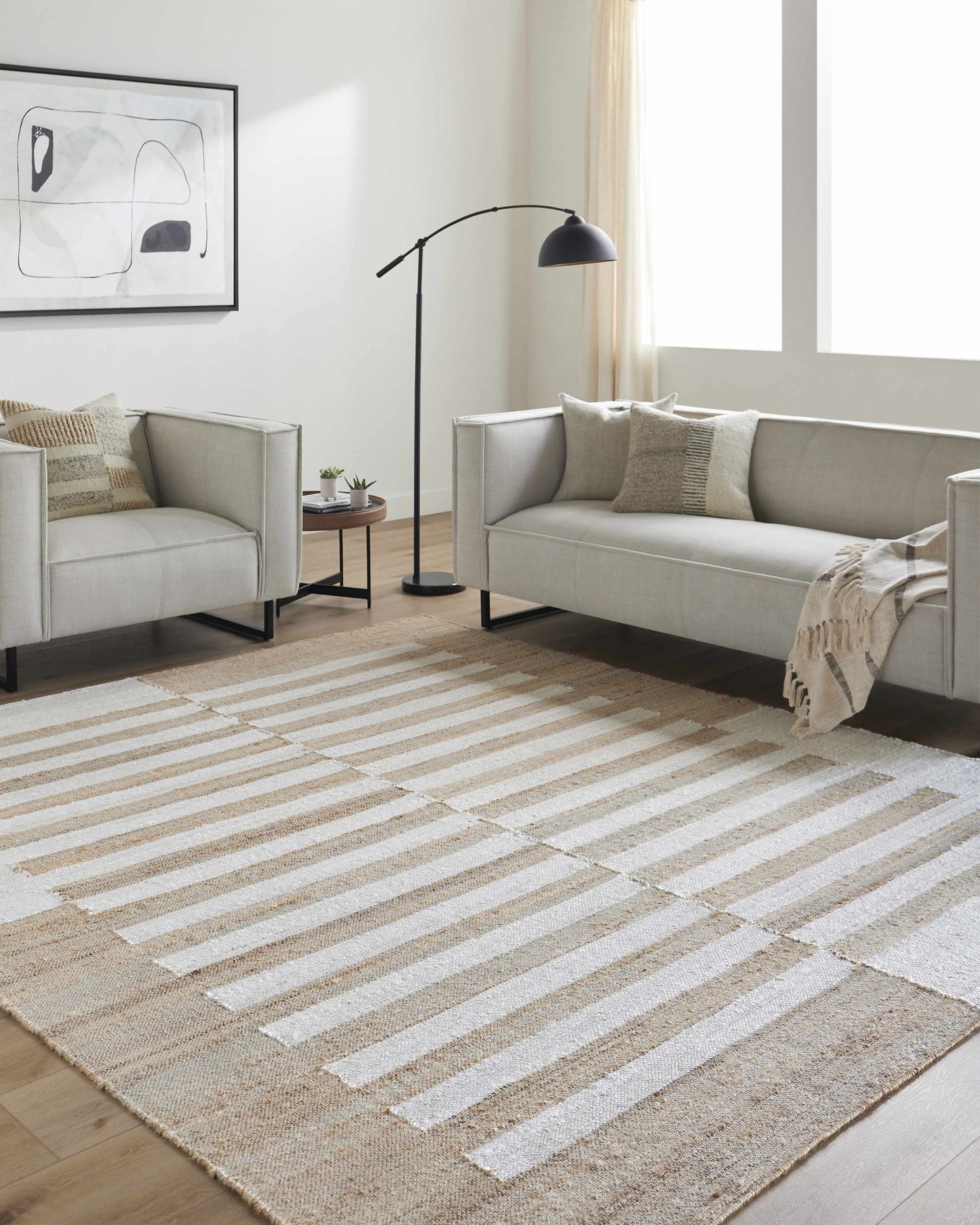 Soren Area Rug - Modern Geometric Design for Living Room Bedroom