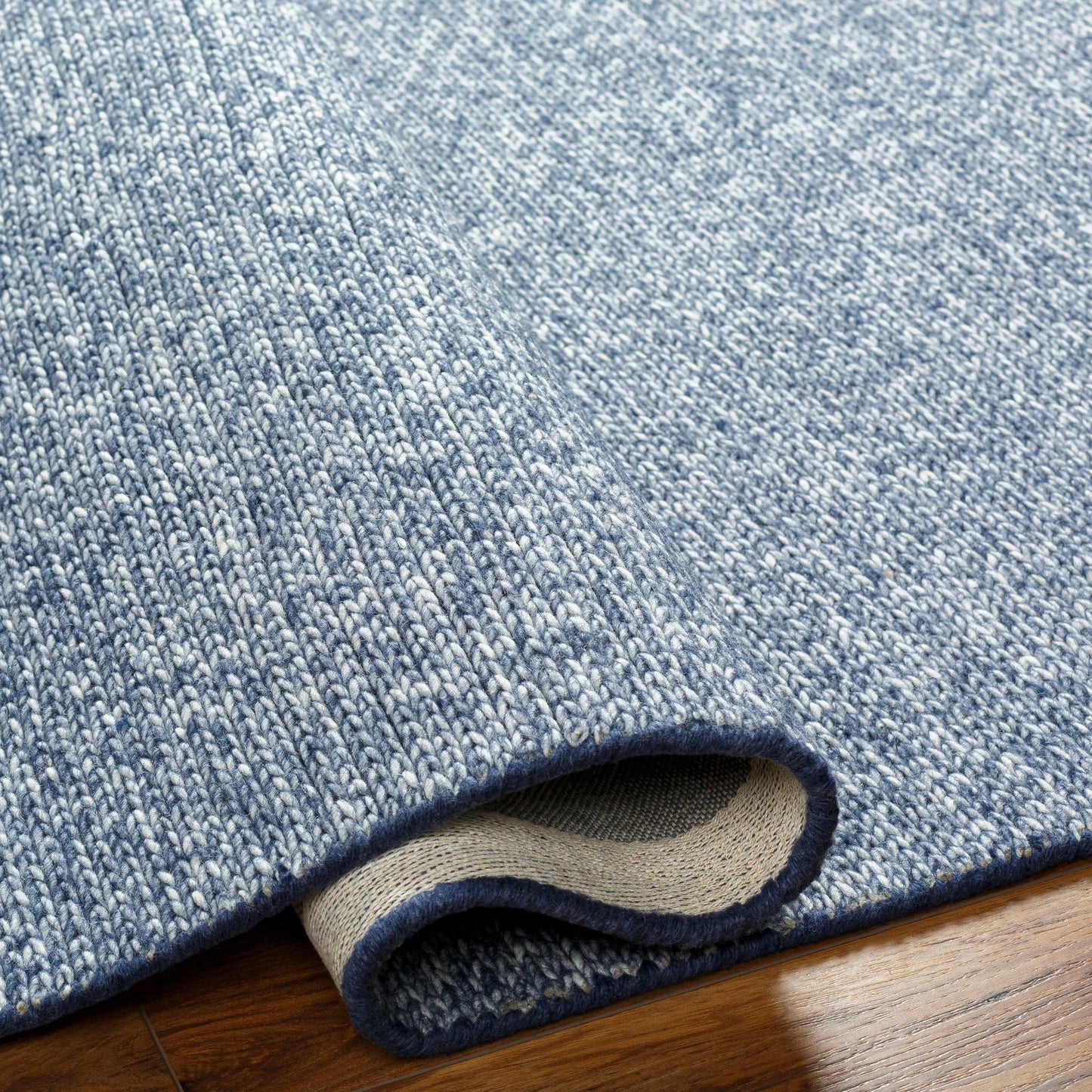 Blue Area Rug - Stylish Solid Home Decor