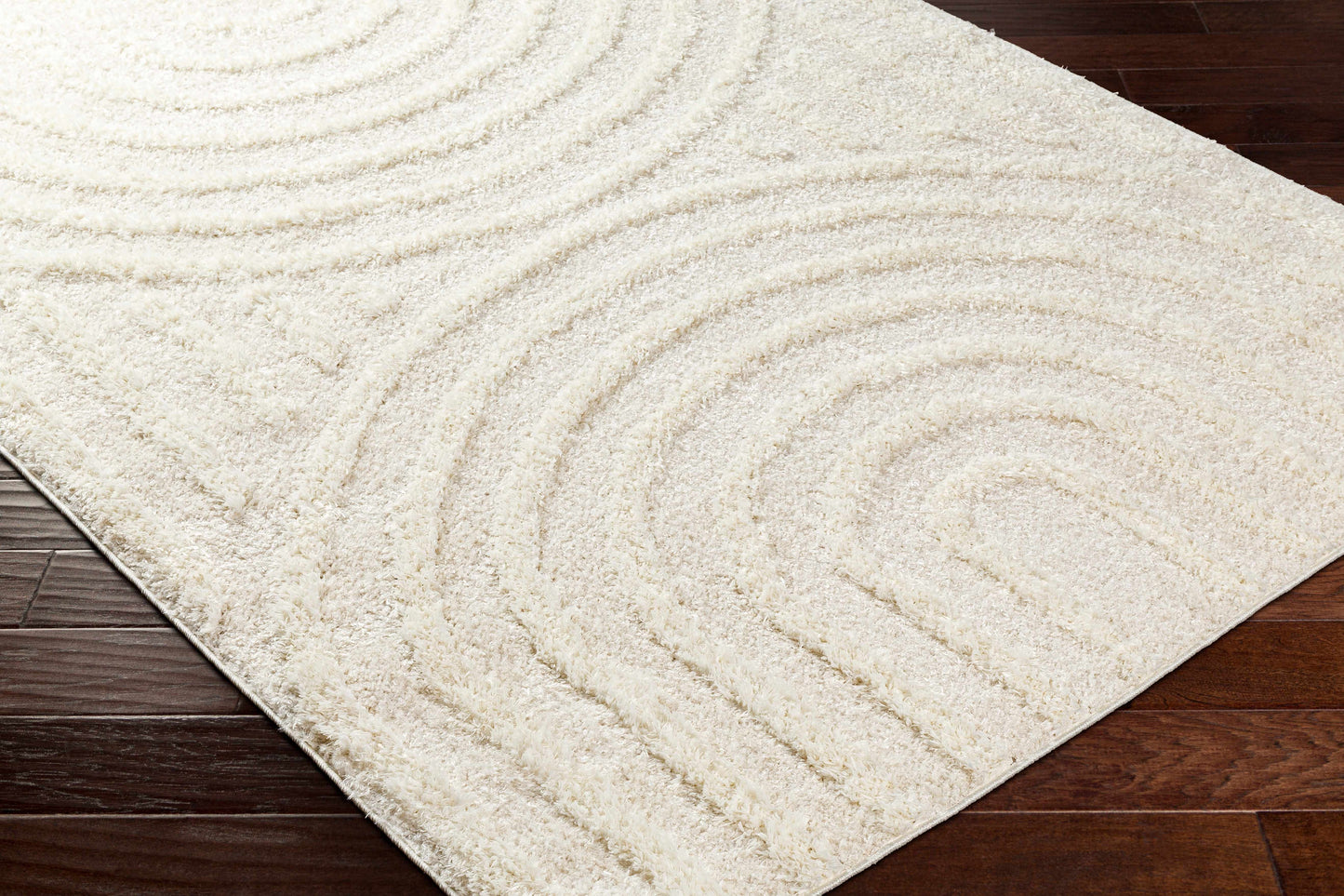 Arnel Cream Area Rug - Soft Elegant Cozy Home Décor