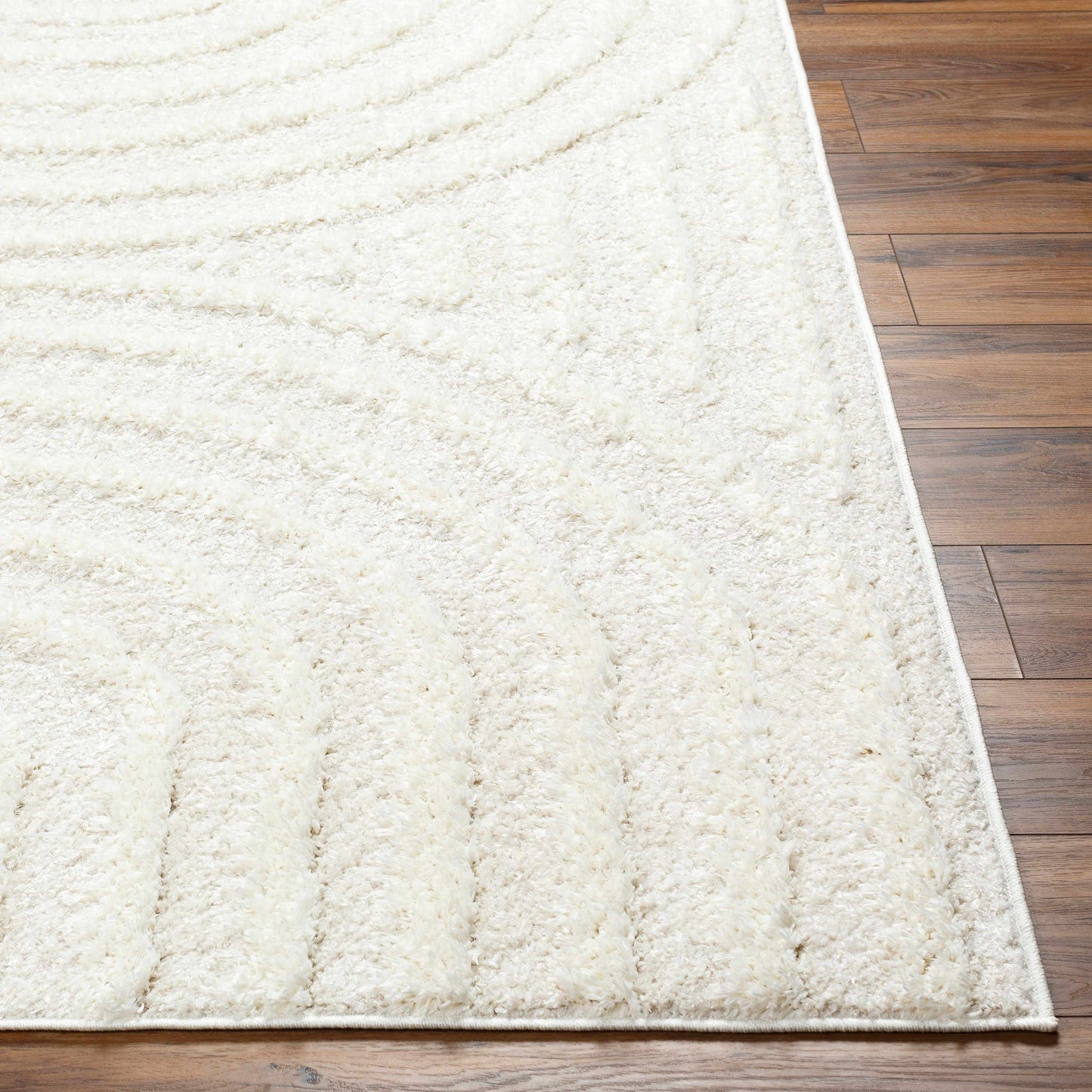Arnel Cream Area Rug - Soft Elegant Cozy Home Décor