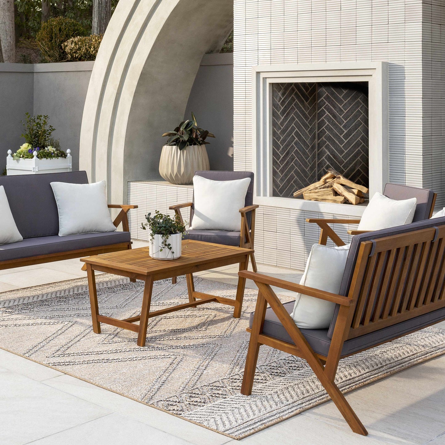 Beige Areli Area Rug - Soft Elegant Floor Covering for Living Room