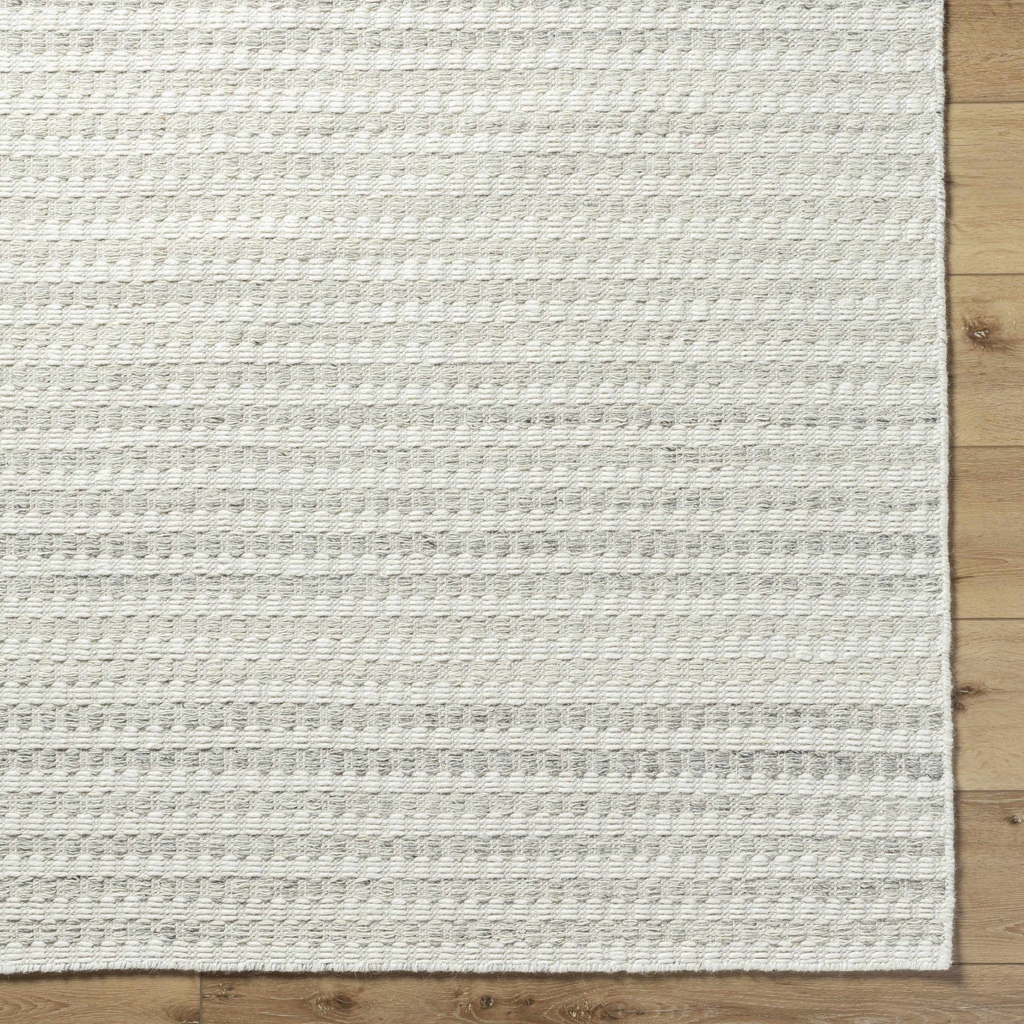 Tevah Pearl Wool Area Rug - Soft Elegant Cozy Design