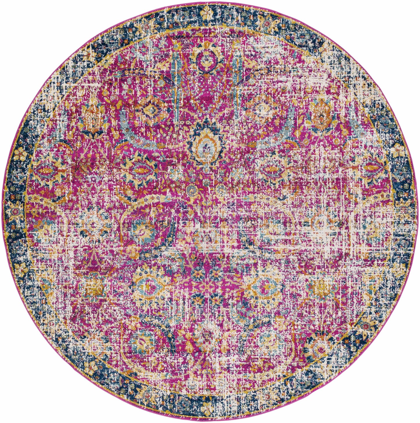 Burgundy Area Rug - Colorful Living Room Bedroom Décor