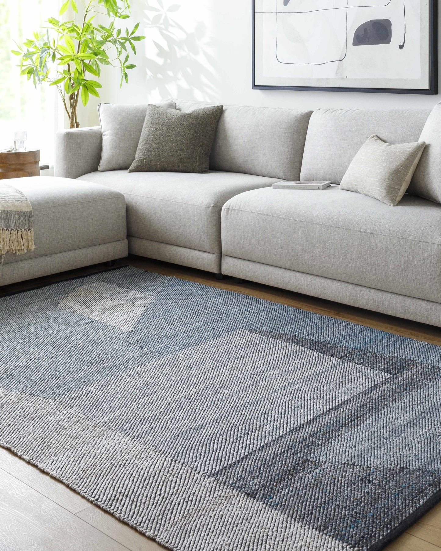 Geometric Area Rug - Stylish Modern Home Decor