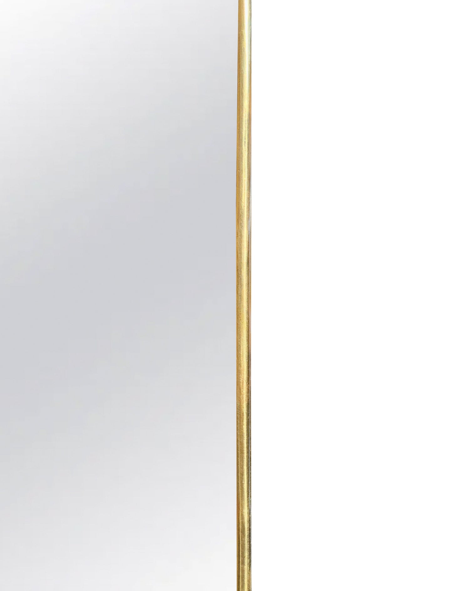 Rectangular Gold Brass Mirror - unlacquered Brass Frame Mirror