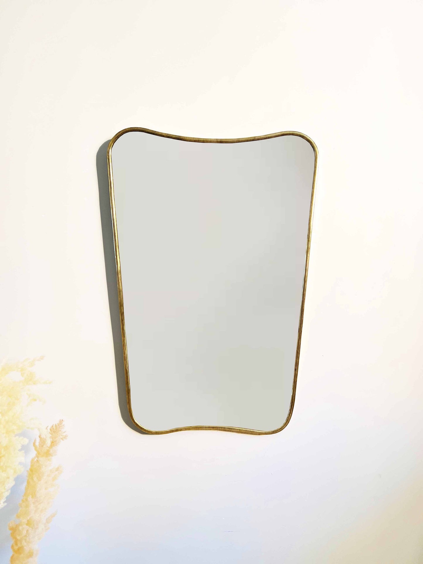 Butterfly Irregular Mirror, Gold Brass Mirror, Bathroom Mirror, Hall Mirror, Aesthetic Luxurious Wall Mirror