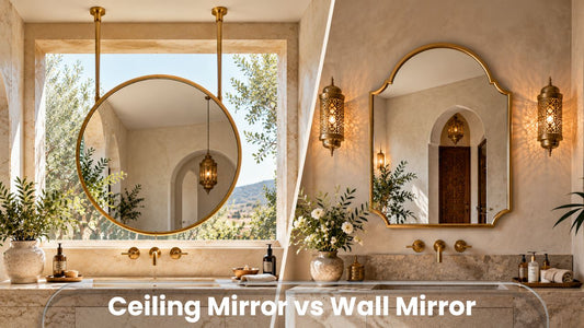 Ceiling Mirror vs Wall Mirror