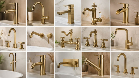 15 Types of Brass Bathroom Faucets
