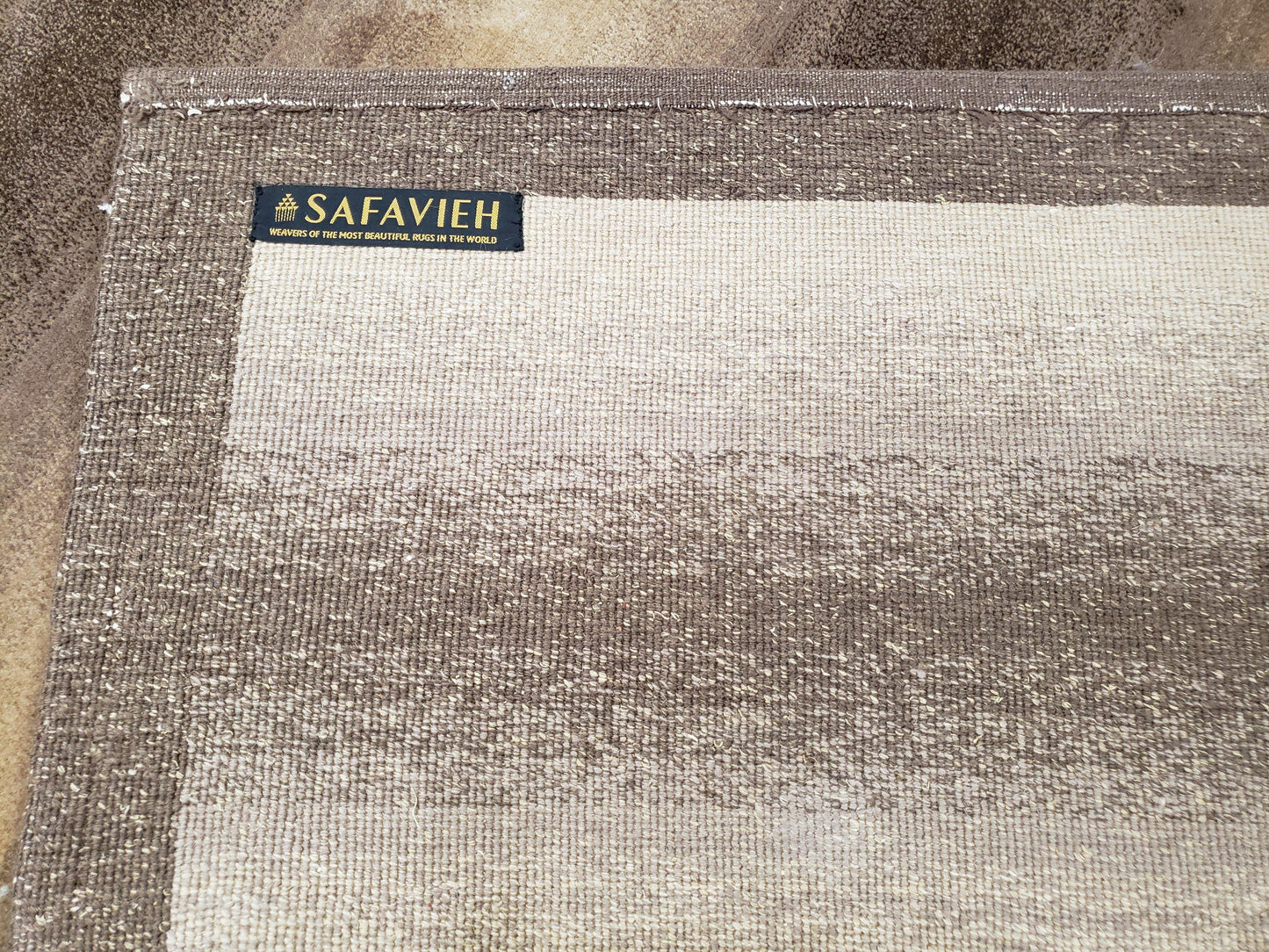 Safavieh Tibetan Handmade Wool Rug 6x9 Oriental Carpet Brown And Beige