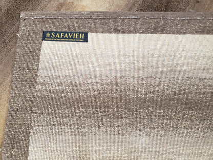 Safavieh Tibetan Handmade Wool Rug 6x9 Oriental Carpet Brown And Beige