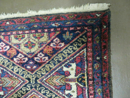 2' 6" X 9' Antique Handmade Turkish Anatolian Wool Runner Rug Nice