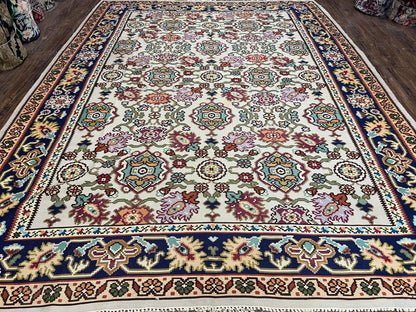 Antique Turkish Kilim Rug 7x10 Hand Woven Wool Flatweave Vintage Carpet