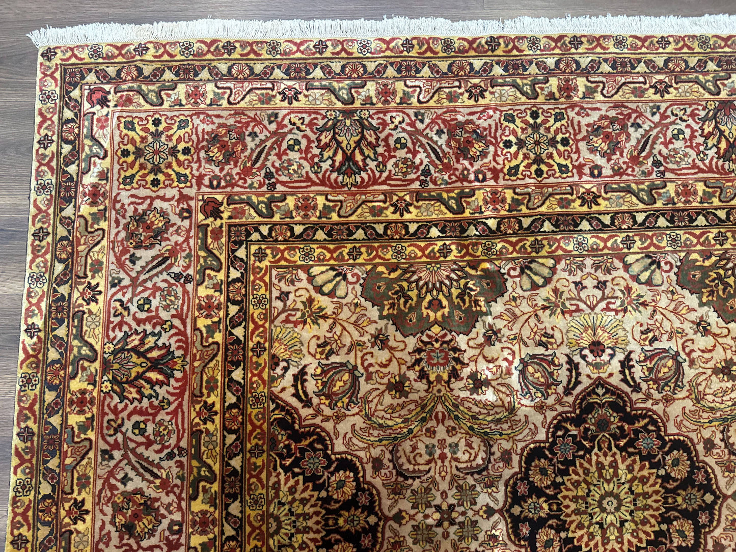 Indian Agra Rug 9x12, Fine Oriental Carpet