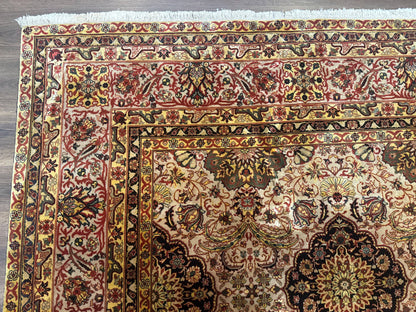 Indian Agra Rug 9x12, Fine Oriental Carpet