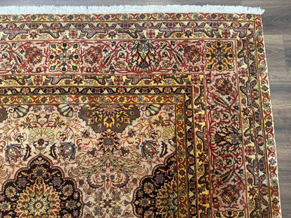 Indian Agra Rug 9x12, Fine Oriental Carpet