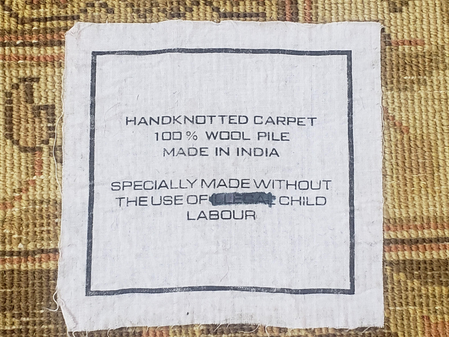 Indo Persian Rug 8x10, Vintage Indian Rug 8 x 10, Fine Hand-Knotted Wool Rug, Rose Clay Red Beige Brown Handmade Area Rug, Floral Medallion