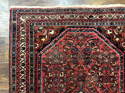 Antique Persian Tribal Rug 3.6 x 5, Hamadan Angelas Rug