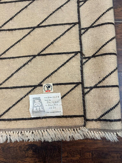 German Wool Rug 7x10 Hand Knotted Contemporary Area Carpet