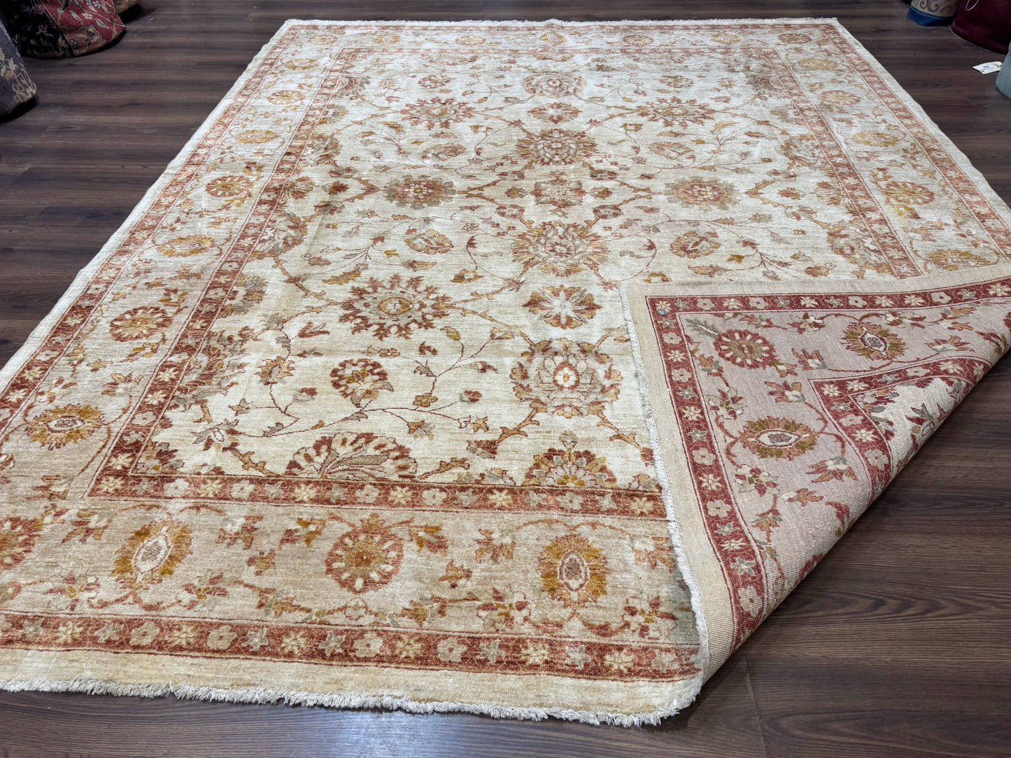Peshawar Rug 8x10 Pakistani Wool Handmade