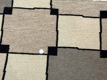 Tibetan Wool Rug 5x8 Hand Knotted Contemporary Abstract Design Soft Thick Pile