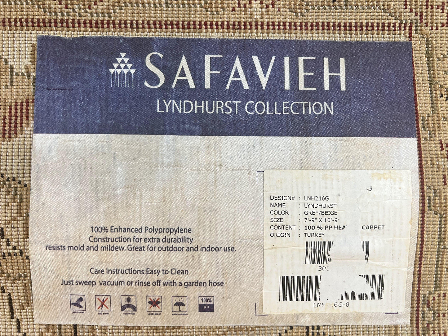 Safavieh Lyndhurst Indoor Outdoor Rug Floral Allover Oriental Carpet 8x11