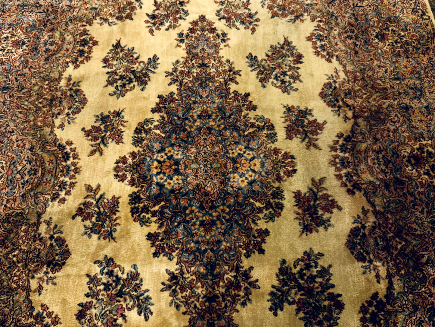 Karastan Kirman Rug 781 Antique Oriental Wool Area Rug 8.8 By 12 Feet