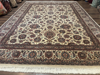 Pak Persian Rug 9x12 Hand Knotted Wool Allover Pattern Oriental Carpet