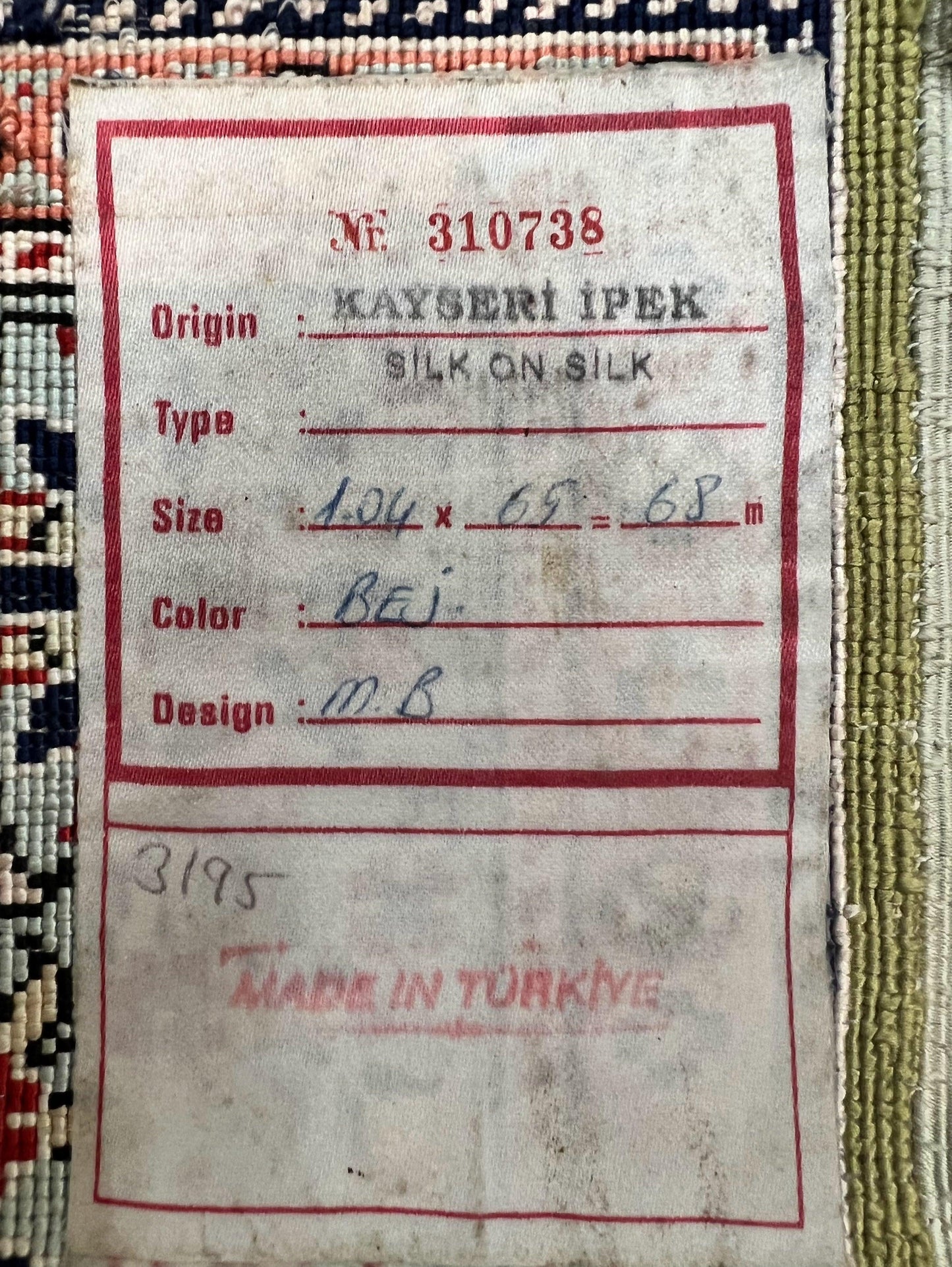 Silk Turkish Kayseri Rug 2x3 Hand Knotted Vintage Silk Pile On Silk Foundation 300 KPSI