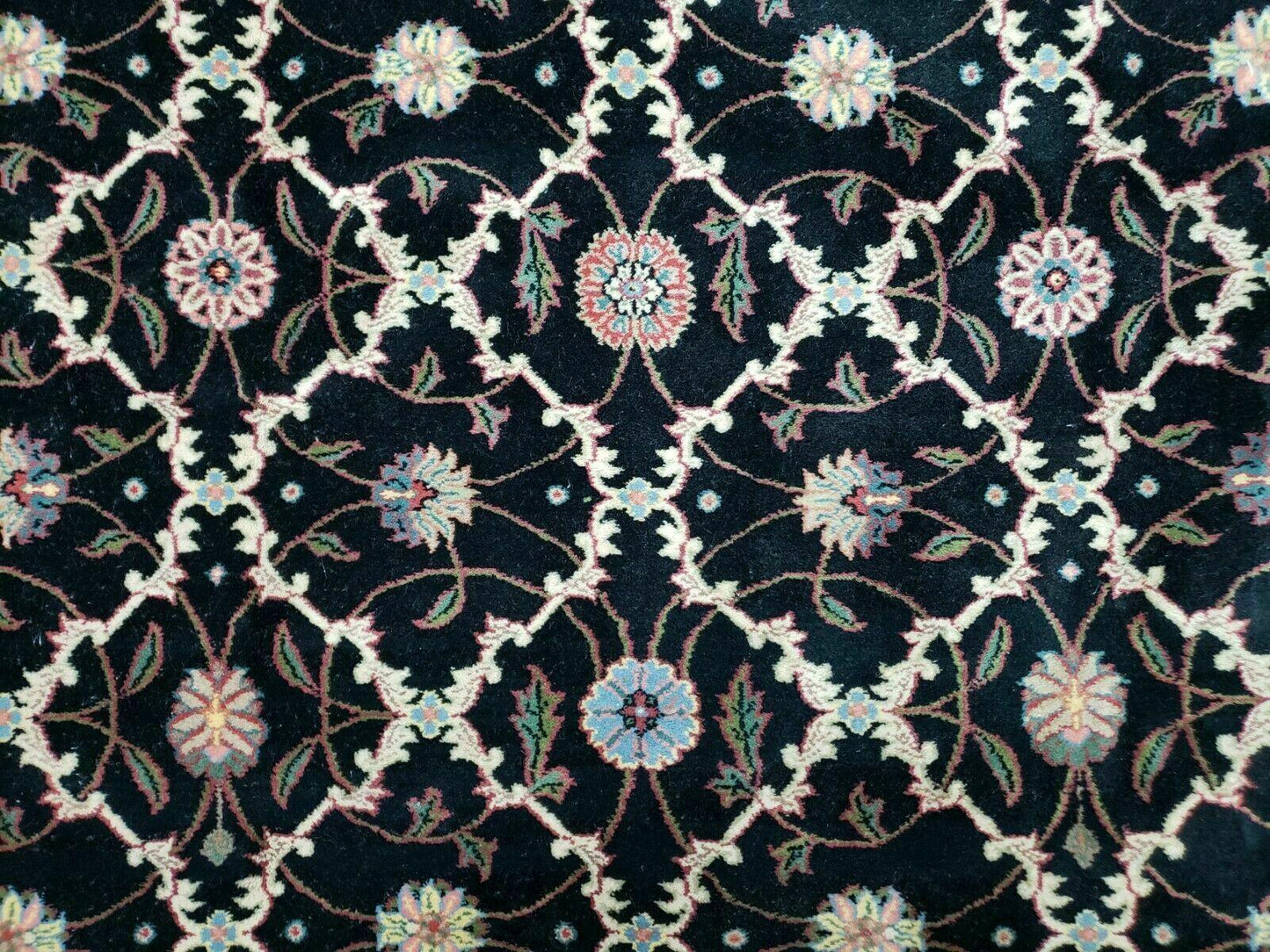 Handmade Wool Rug 6x9 Floral Oriental Hand Knotted Made In India