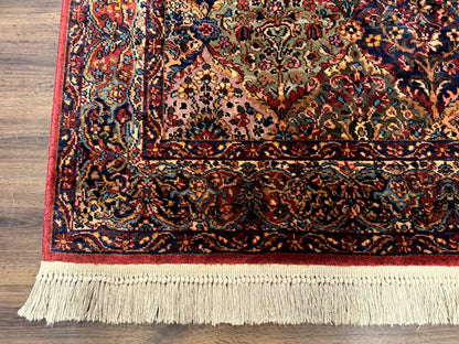 Karastan Kirman Wool Rug Multicolor Panel No 717 5.9 X 9 Original 700 Series