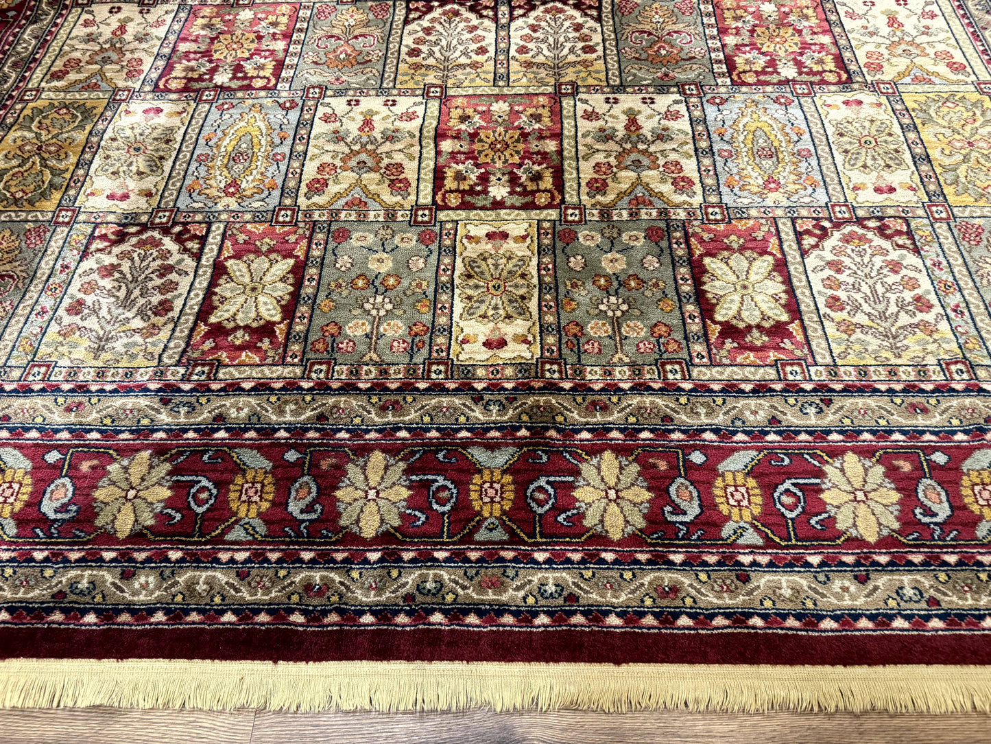 Karastan Bakhtiyari Rug Antique Legends Wool Carpet Multicolor Panel 8.8 x 10